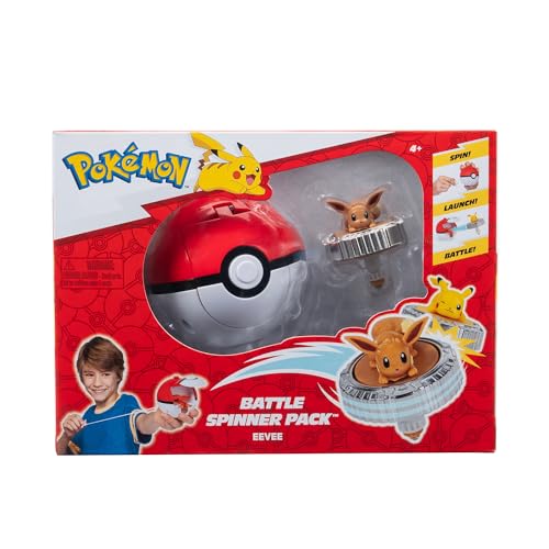 Pokemon Battle Spinner Pack Individual Eevee & Poké Ball