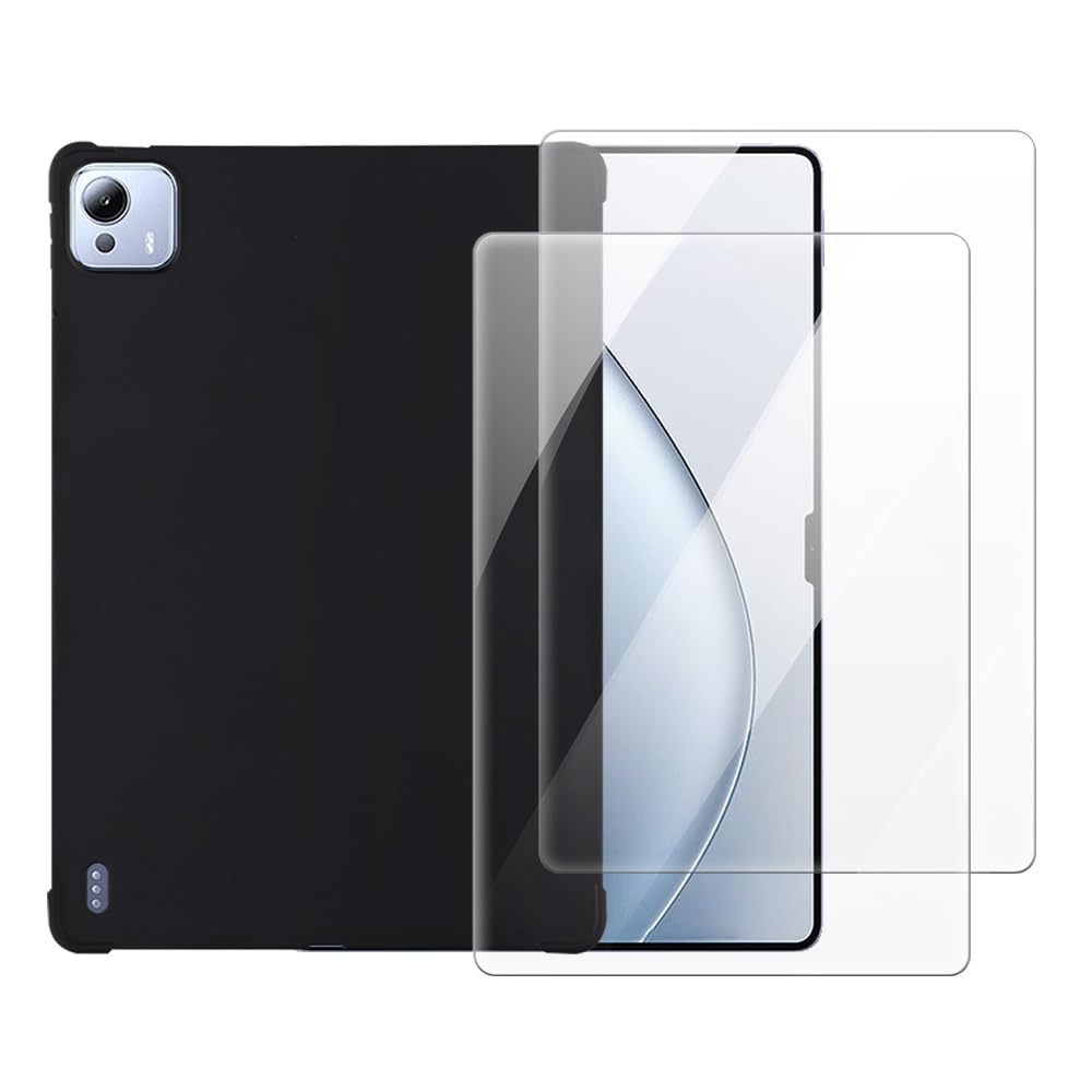 Funda Xiaomi Pad 7 Ultra de 14.0 pulgadas 2025 con protector de cristal negro 8