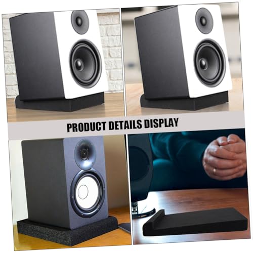 2 piezas Almohadillas de Aislamiento para Altavoces Cojines Amortiguadores para Uso en Home Theater y Estudio - Diseño Resistente para Rendimiento de Audio Mejorado Compacto miniatura 4