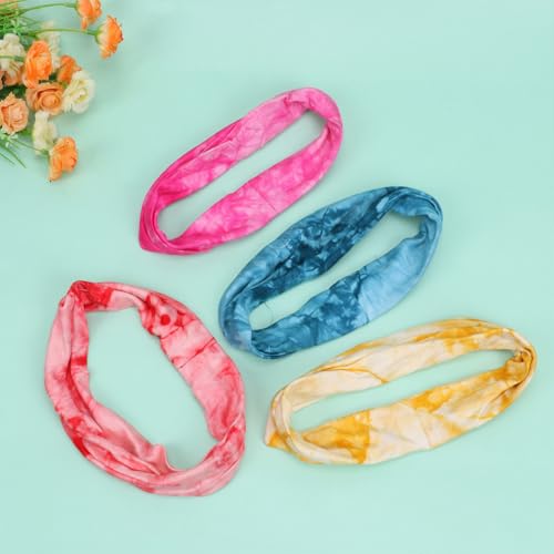 Pack de 6 diademas deportivas de algodón transpirable elásticas para el pelo de mujer 5