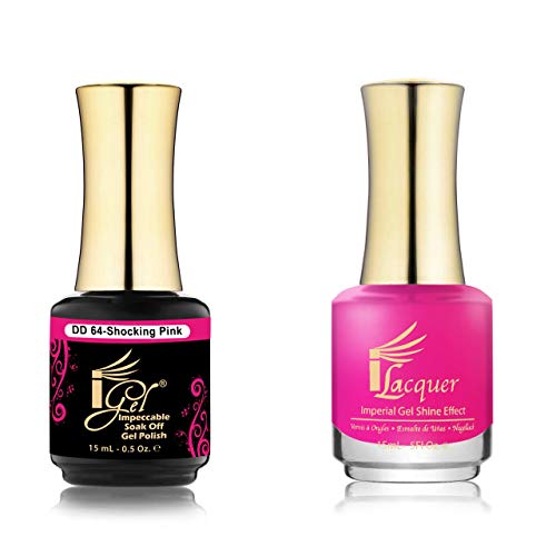 Esmalte de Uñas Gel 100% Puro iGel Shocking Pink miniatura 1