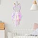 MHJY Einhorn Traumfänger Mädchen Großer Dreamcatcher Kinder Schlafzimmer Zubehör Handgemacht Bunte Federn Blumen Wandbehang Dekoration Kinderzimmer Geburtstagsgeschenk Junge