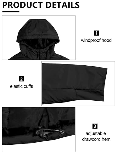 Little Donkey Andy Women's Puffer Jacket Lightweight Windproof Warm for Hiking Travel Ski with Recycled Insulation4