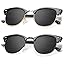 A14-(2 Pack) Glossy Black | Black | Golden Rim / Glossy Black | Black | Black Rim A14-(2 Pack) Glossy Black | Black | Golden Rim / Glossy Black | Black | Black Rim