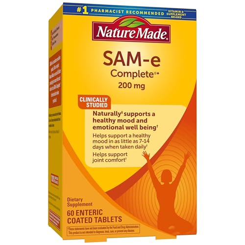Nature Made SAM-e 200mg Complete for Mood Support, 60 Tablets - image 1