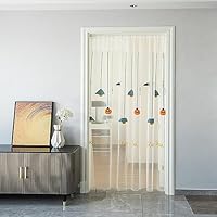 ♡さえらヒスクローネ　チュール暖簾ロング丈♡レア廃盤 Amazon｜のれん ドア用 レースのれん 光を通すのれん チュールドレープ