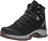 adulto Salomon Quest Winter GTX, Zapatillas de Senderismo Hombre, Negro (Phantom/Black/Vapor Blue), 42 2/3 EU