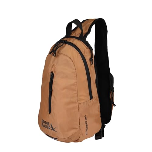 Image of Eddie Bauer Stowaway Packable Sling Bag | Travel | Outdoor | Lightweight | Compact | Ripstop Nylon, Tobacco-10L