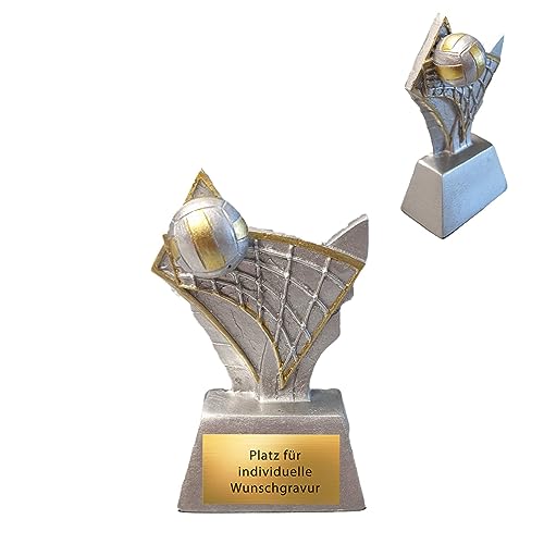 eberin – 10 cm XS Beachvolleyball Pokal Trophäe Award Volleyball am Netz silber & gold Wanderpokal Jugendspieler*innen Preis inkl. Wunschtext Gravur eberin – 10 cm XS Beachvolleyball Pokal Trophäe Award Volleyball am Netz silber & gold Wanderpokal Jugendspieler*innen Preis inkl. Wunschtext Gravur