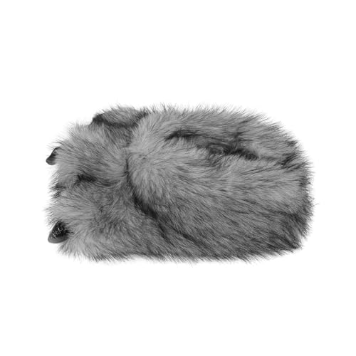 Fuzzy Faux Fur Claw Slippers Men Women Teens Animal Bear Wolf Dinosaur Paw Slippers Ankle Boots Halloween Costume Footwear Winter Thermal Padded Indoor Slip-On Slippers Shoes Foot Warmer3