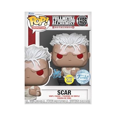 Funko Pop! Animation: FMA: B - Scar - Brilla en la Oscuridad - Full Metal Alchemist: Brotherhood - Exclusiva Amazon - Figura de Vinilo Coleccionable - Idea de Regalo- Mercancia Oficial - Anime Fans | Ya disponible en tu tienda friki favorita! En mundofriki.es!