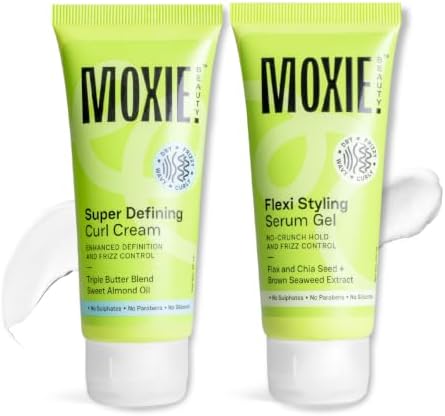 Moxie Beauty Curly Vibe Setter Duo Curl Cream & Serum Gel | 100ml Set