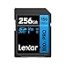 Lexar High-Performance 800x PRO SD Karte 256GB, Speicherkarte SDXC UHS-I, bis zu 150 MB/s Lesen, 45 MB/s Schreiben, V30/U3/C10 SD für Point-and-Shoot-Kameras/DSL... der Mittelklasse/HD-Camcorder