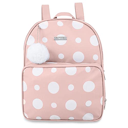 Mochila Maternidade Hug Pompom Rosa B8900