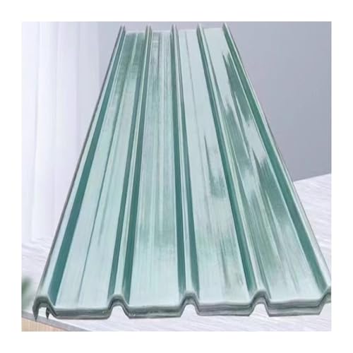 WBBML Paneles Fibra Vidrio Láminas Plástico para Tejados Varios Tamaños Tejas Onduladas Toldos, Garajes(0.9x1.6m/2.95x5.25ft)