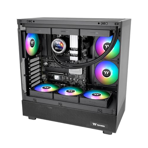 Image of Thermaltake CT120 EX ARGB Reverse PC Cooling Fan (3-Fan Pack), Magnetic Connection, 5V Motherboard Sync, 16.8 Million Colors 9 Addressable LEDs, 120 mm Case /Radiator Fan, CL-F192-PL12SW-A