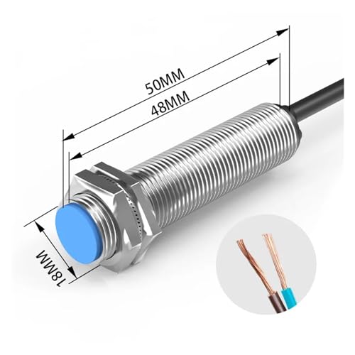 Sensor de proximidad LG12A3 M12 con distancia de 10mm e interruptor magnético NC 5