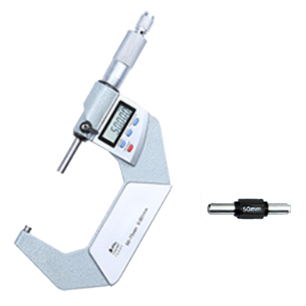 Vjsujehgy Digital Display 0.001Mm Micrometer Ip65 Waterproof Electronic Digital Caliper Gauge 75Mm-100Mm
