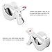 LAT 4-Pack Stroller Pegs Clips to Hook Muslin Blanket Sun Shade to Canopy, Pram Toy Holder, Car Seat Cover Clips, Protect Baby Kids from Sun Wind Insects (Grey + White)