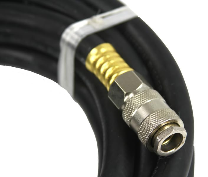 Tubo Pneumatico | Lunghezza 20 m | Diametro Interno 10 mm | Diametro Esterno 17 mm | Pressione di esercizio 20 Bar | Attacco Rapido | in Gomma