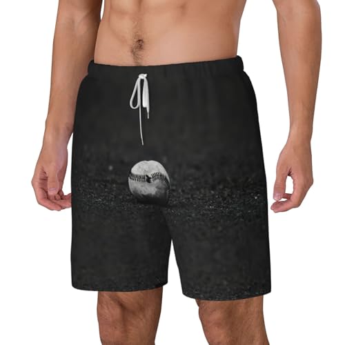 Short de plage imprimé baseball pour vos vacances au soleil