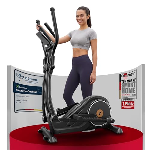 Sportstech Crosstrainer für Zuhause, extrem leiser magnetischer...