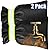 Faucet Covers for Winter - 2 Pack Outdoor Faucet Covers for Winter, Thickened Outside Faucet Cover Freeze Protection with Reflective Strips, 7.8" H x 5.9" W, Black