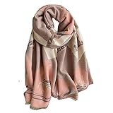 🍓 Prendi queste sciarpe da donna calda e versatile come una sciarpa con stampa di moda a motivi o una grande sciarpa coperta indossabile, sciarpa in cashmere, scialle, sciarpa di mantello, mantello o sciarpa lunga. Sciarpa di peluche facile facile da indossare perfetta per l'autunno e l'inverno.