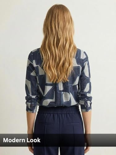 Image of Leriya Fashion Tops for Woman | Casual Top for Women Stylish Western Outfit | Collared Button Shirt for Women Oversized | Girls Professional Shirt for Office and Daily Outfit
