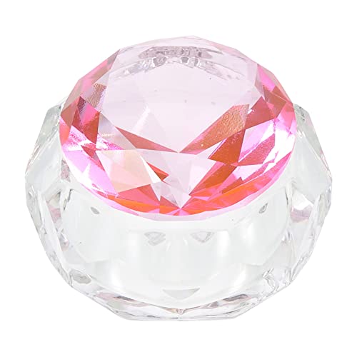 PLAFOPE モノマー ネイルアートカップ用皿、液体パウダー混合用蓋付き