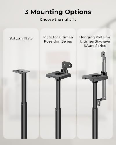 Image of ULTIMEA Universal Speaker Stands Pair for Surround & Satellite Speakers