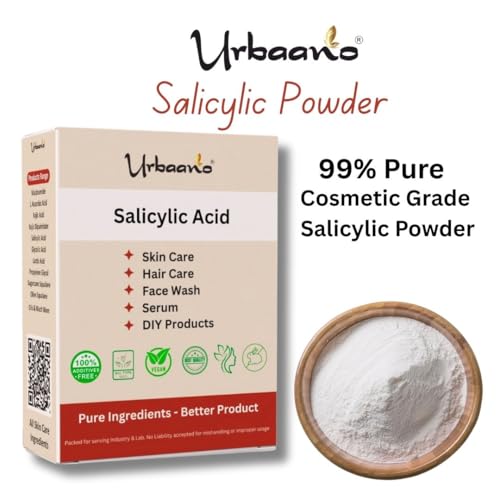 Image of Salicylic Acid Powder 200gm for Making Beauty Cream, Facewash, Cleanser, Lotions, Gel, Body Wash (D.I.Y Ingredient) - 100gmX2