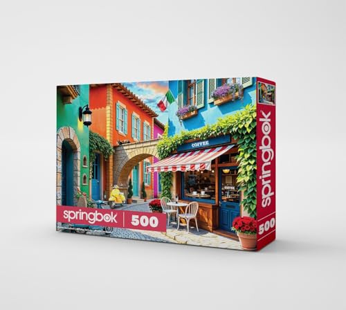 Springbok Streets of Italy 500 Piece Jigsaw Puzzle for Adult by Springbok - Used condition - Image 2