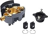 KOHLER Rite-Temp® valve body rough-in with service stops (supplied loose) and universal inlets