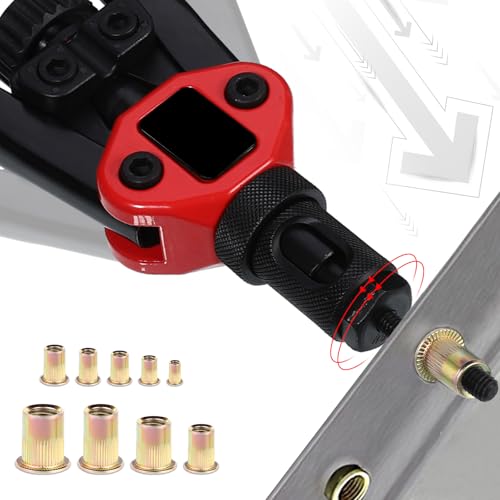 Hapric G2605K-11-N 560 Pcs Metric&Sae Rivet Nut Assortment Kit thumb #6