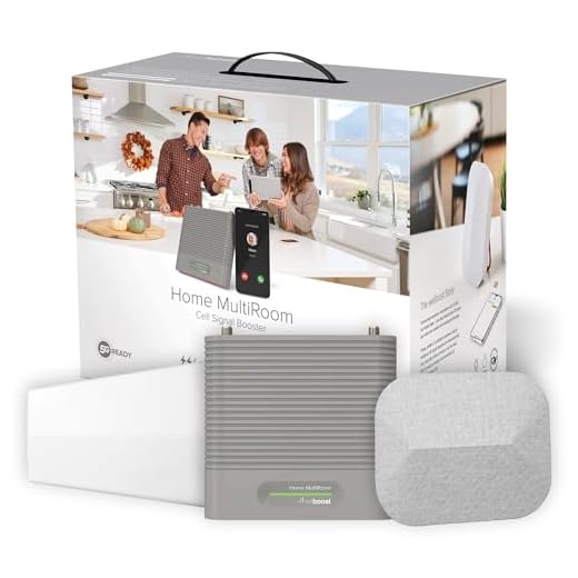 weBoost Home MultiRoom - ll Signal Booster - Enhances Phone Signal, Improved Connectivity for Stronger Cell Coverage for All U.S. Carriers - Verizon, AT&T, T-Mobile & More | Made in The U.S.