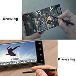Galaxy S22 Ultra Pen with Bluetooth for Samsung Galaxy S22 Ultra 5G Stylus Pen Replacement with Remote Control for Samsung Galaxy S22 Ultra S Pen, Phantom Black