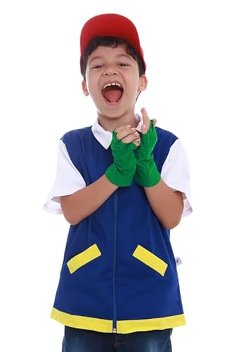 Fantasia Completa do Ash SEM CAMISETA - QUIMERA KIDS Tamanho:6