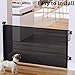 Cumbor Retractable Baby Gates for Stairs, Mom Choice Award Winner-55 Wide Mesh Dog Gate for Doorways, 34
