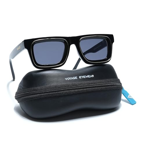 Image of Voyage UV Protected Square Sunglasses for Men & Women
