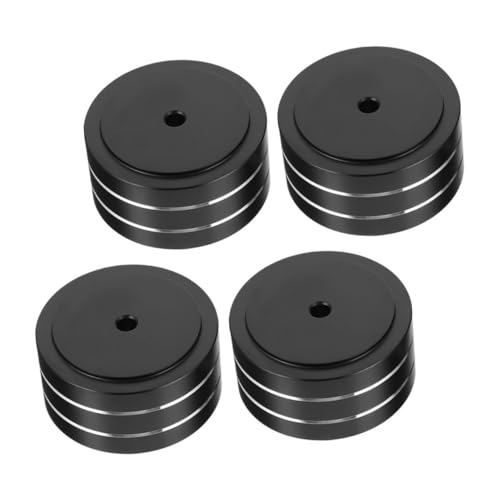 Support audio HiFi haut-parleur Uonlytech amortisseur haut de gamme en aluminium noir 58x22 mm