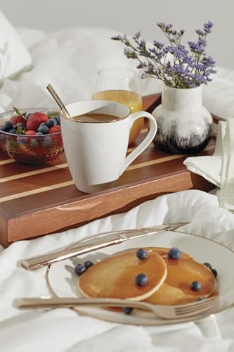 Image of LENOX 884655 White Trianna Salad Plate, 0.95 LB