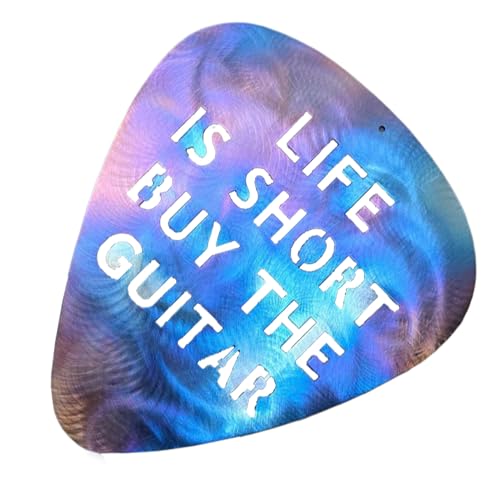 Púas De Guitarra - Accesorios Portátiles - Púas De Guitarra Con Estilo Moderno | Para Principiantes, Aficionados, Familia y Amigos que Tocan Bajo, Eléctrica, Acústica y Ukelele