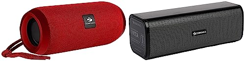 Image of ZEBRONICS Zeb-Action Portable BT Speaker & Zeb-VITA Wireless Bluetooth 10W Portable Bar Speaker with Supporting USB, SD Card, AUX, FM, TWS & Call Function. (Grey)