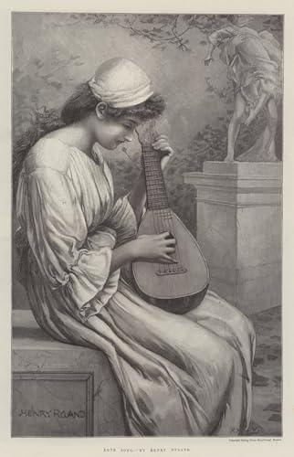 Toile Chanson d'amour Henry Ryland décoration murale pour un salon élégant