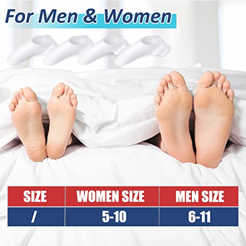 Bunion Corrector For Women Men, Toe Separators For Women, Toe Spacers For Bunion Relief (2 Loops), Bunion Pads With Gel Shield, Bunion Cushion Protector For Hammer Toes, Friction, Calluses, 10 Packs #TOP5