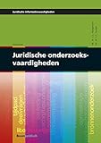  Juridische onderzoeksvaardigheden (Juridische informatievaardigheden)