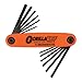 Bondhus 12550 GorillaGrip Set of 12 Hex Fold-up Keys, sizes 5/64-5/32-Inch & 1.5-5mm