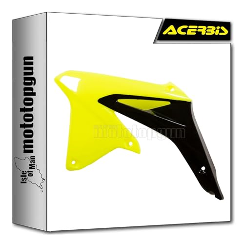 Ouïes de radiateur Acerbis 0011645.443 plastique moto Suzuki RM-Z 450 2008-2017 jaune