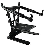 Ultimate Support Hyperstation QR Hyper Series Desktop and 5/8” Thread Mountable Laptop/DJ Stand